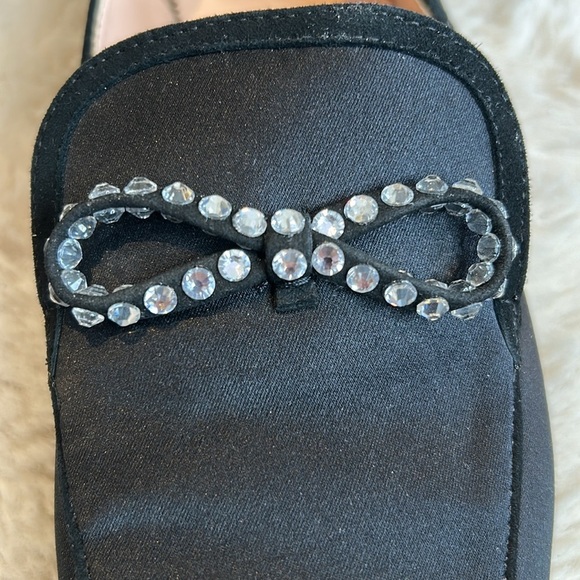 J Crew Loafers Black Embellishments SZ 9.5 - Picture 4 of 11